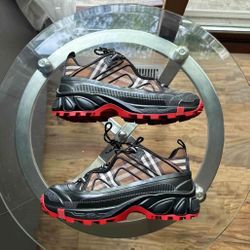 Burberry Arthur Archive Black Red Bottom Designer Shoes Size Euro 42 