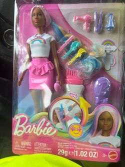 Barbie Rainbow Sparkle Hair