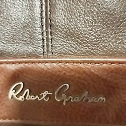 Robert Graham Leather Duffel Bag