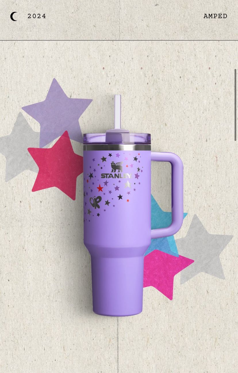 Stanley x Olivia Rodrigo 40oz The Flowstate Quencher H2.0 Limited Edition - NEW 