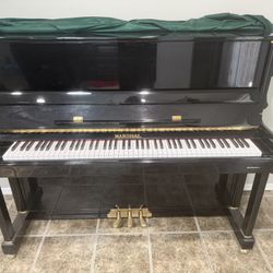 Black Upright Marshall Piano