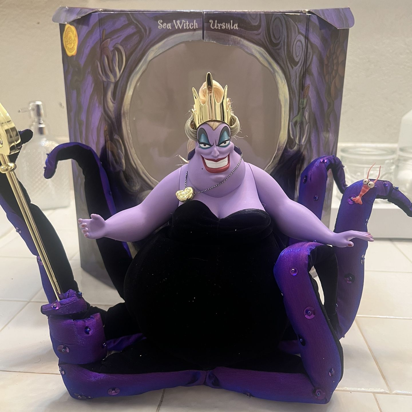 Disney's The Little Mermaid, Sea Witch Ursula Doll production. ..