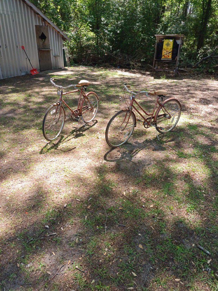 JCPenney Vintage Saratoga Matching His And Hers Bikes