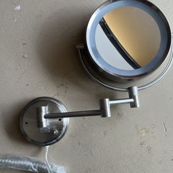 Lighted Wall Mounted Makeup Mirror 