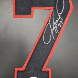 Jeremy Roenick Signed Jersey Nunber 7 JSA Authenticated 