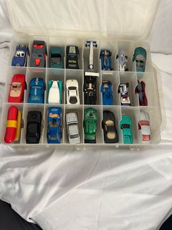 Hot Wheels Diecast Car Collection with Storage Case