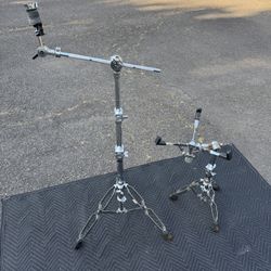 DW 9000 Boom Cymbal Stand + Snare Drum Stand