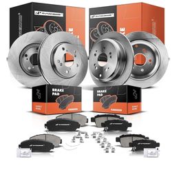 2005-2010 Honda Odyssey Ceramic Pads And Rotors Front And Back