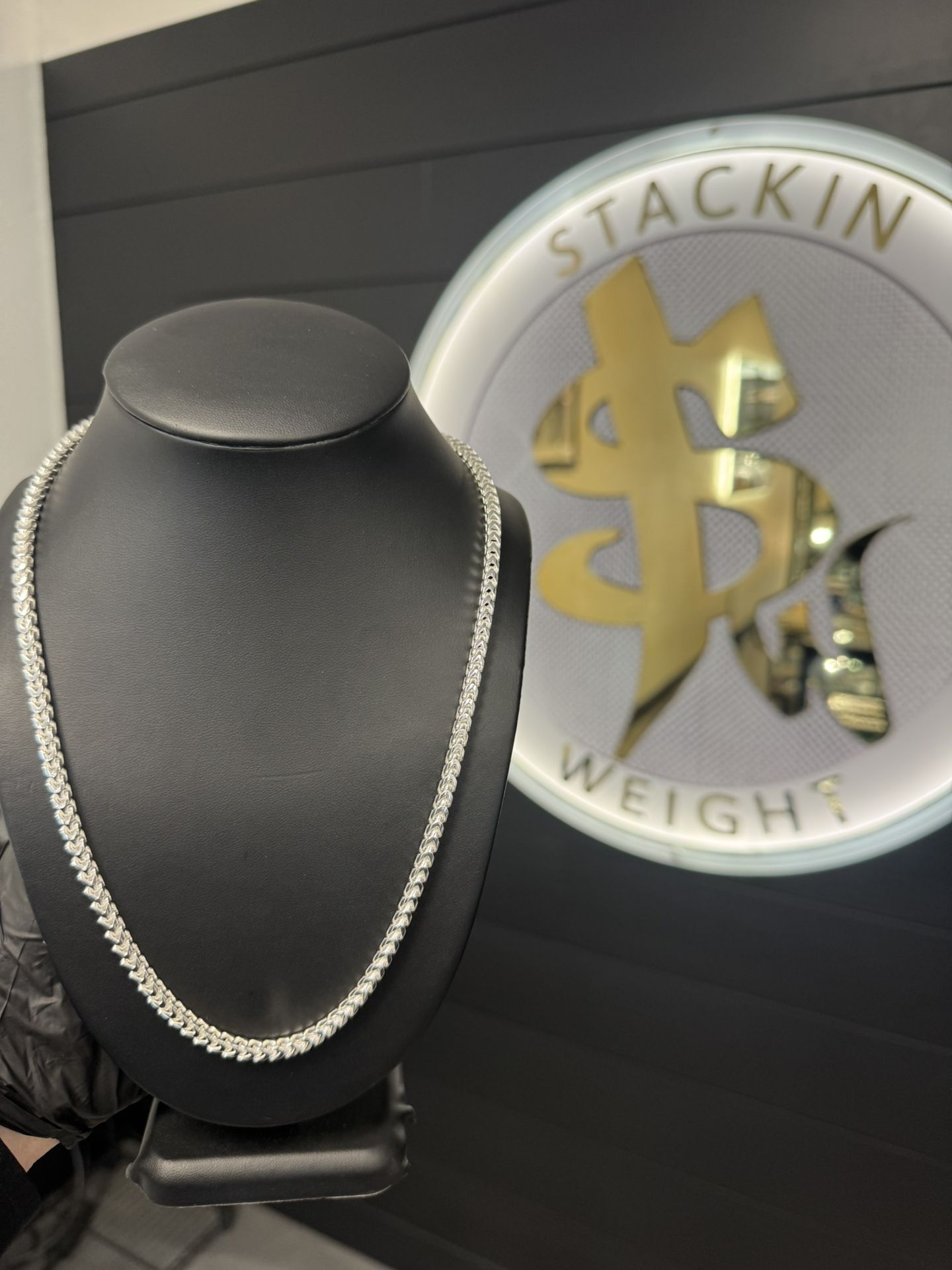 22 Inch Silver 5MM Franco