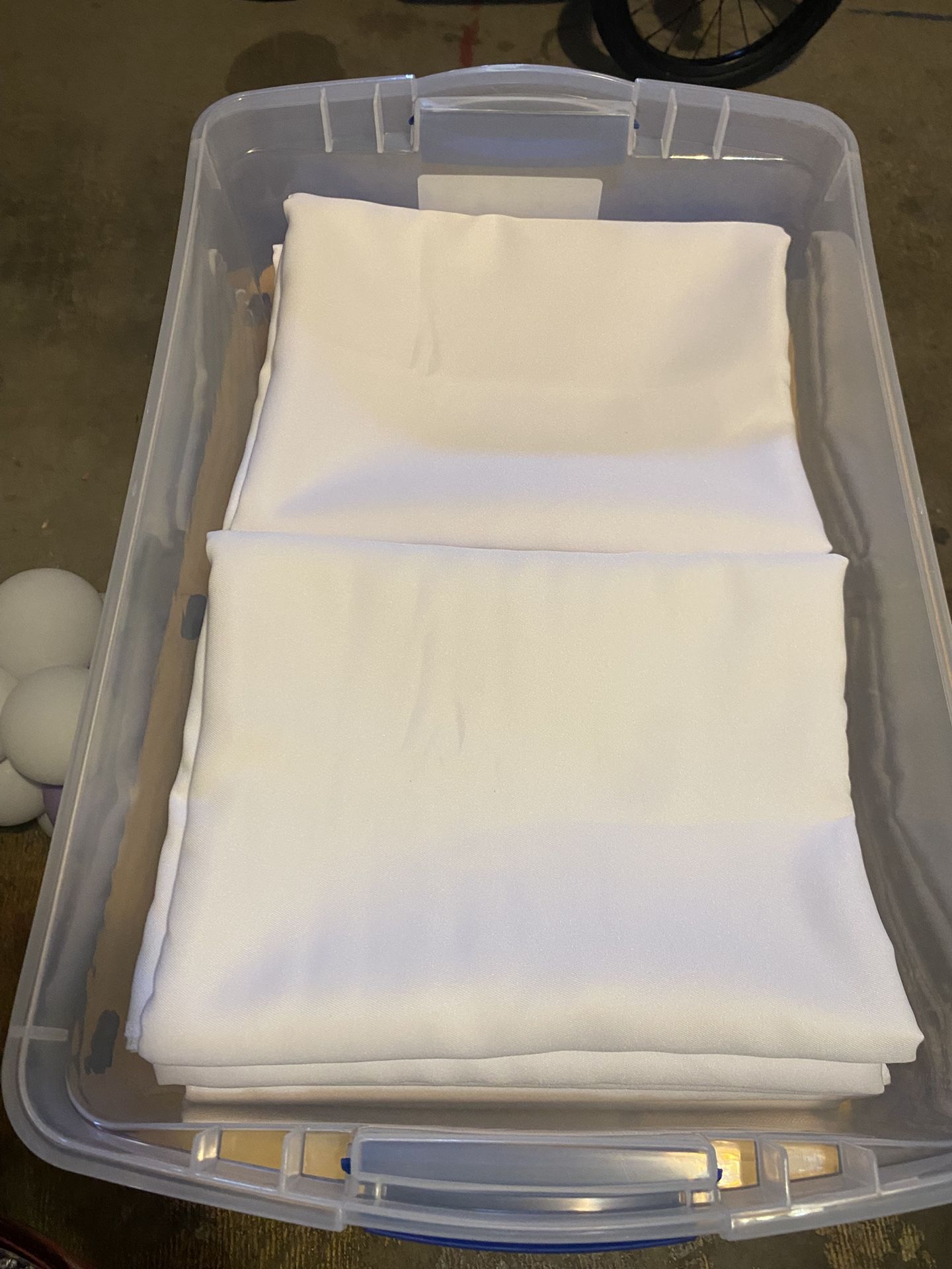 white rectangle linens for sale new 10 each ,manteles