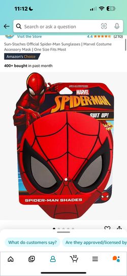 Spiderman Shades/ Mask