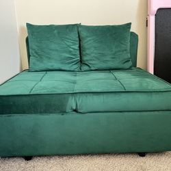Green Sleeper Couch - 4-1 convertible sleeper chair sofa bed