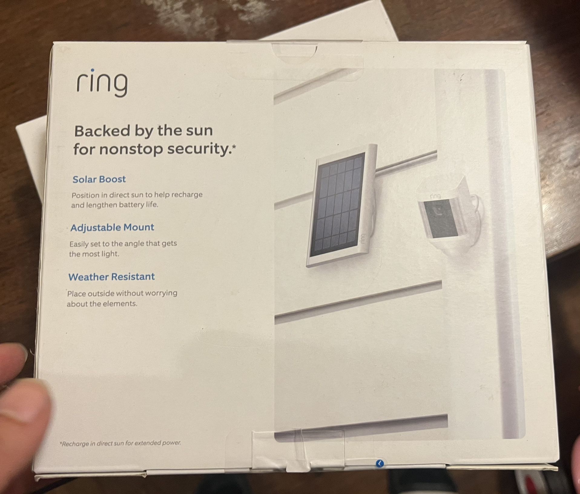 Wasserstein Solar Panel Compatible with Ring Spotlight Cam