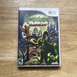 Goosebumps HorrorLand (Nintendo Wii, 2008) CIB/TESTED