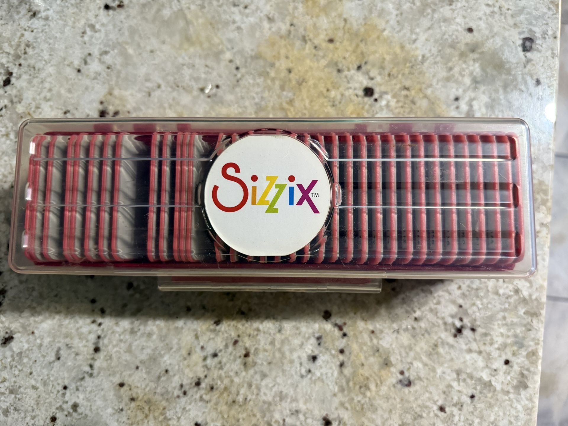 Sizzix Sizzlits Alphabet & Numbers Die Set - CHERISH