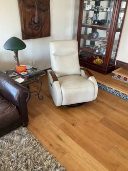 BarcaLounger Leather Swivel Rocker Recliners