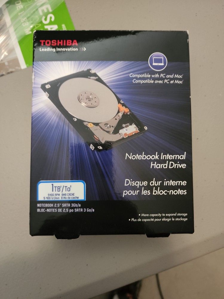 1TB Laptop/Notebook HDD SATA Hard Drive 