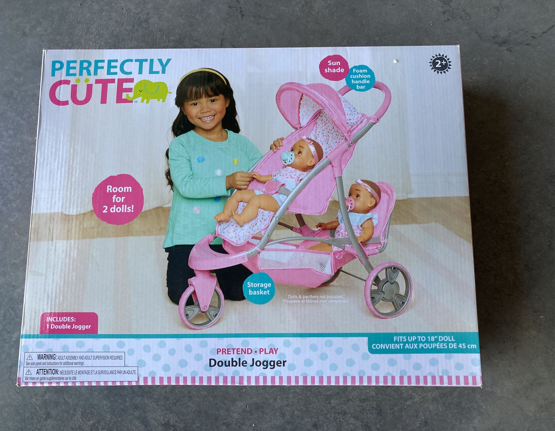 Perfectly Cute Doll Double Jogger 