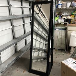 Contemporary Swivel Shelf Mirror 