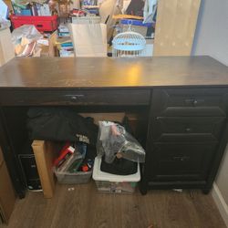 Black Desk $35 OBO; Easy Glide Drawers 