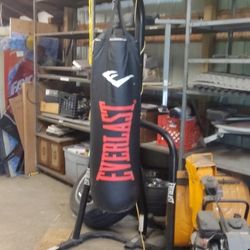 Everlast Adult Size Punching Bag With Metal Stand 