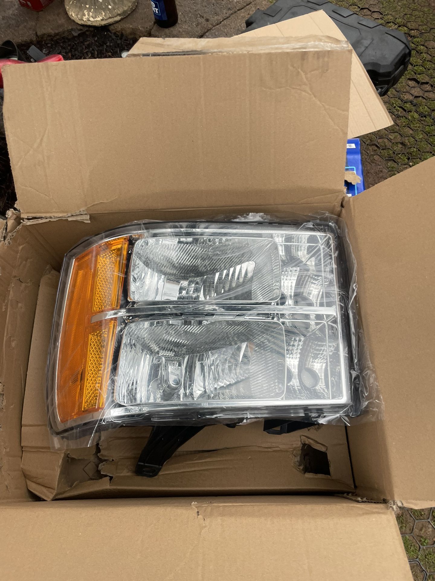 Headlights Assembly For Sierra 2007-2014