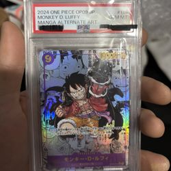 One piece monkey D Luffy Japanese manga Card 