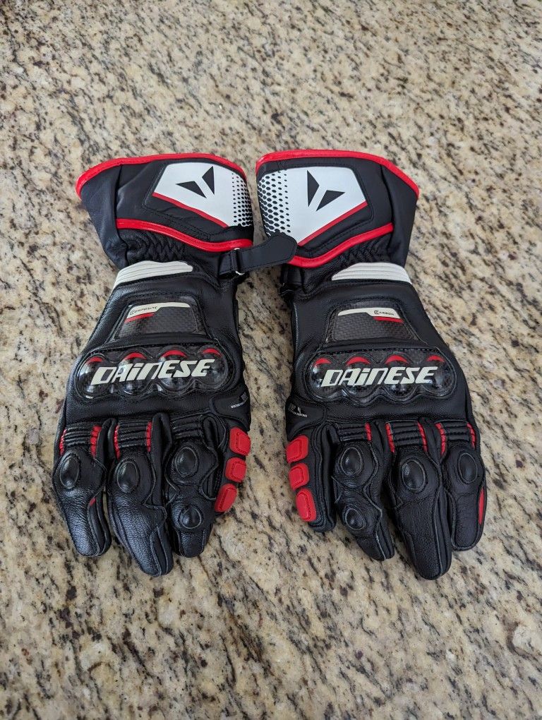 Size 10 XXL Leather Motorcycle Gloves