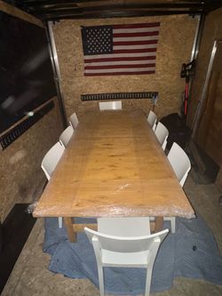 Dining table with 8 chairs