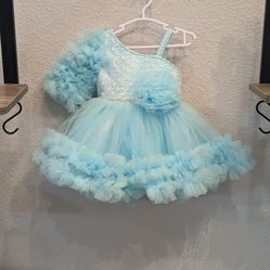 Blue Party Dress