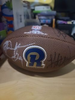 Nfl rams signature mini football