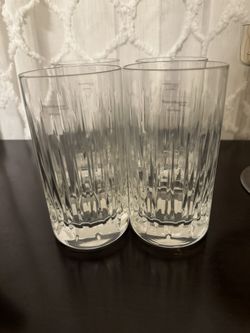 Reed & Barton Soho Highball Crystal Glasses 
