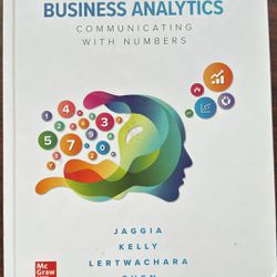 Book Business Analytics Communicating with Numbers 