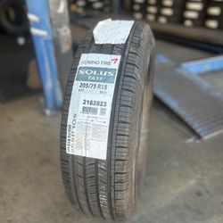 205/75/15 Kumho Solus ONE TIRE/ UNA LLANTA- INSTALLED AND BALANCED $100!