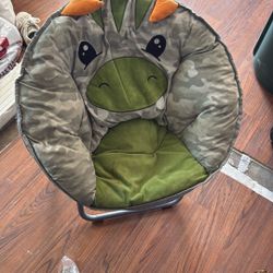 Boy Folding Dino Chair