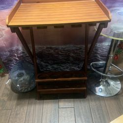 Table And Wine Rack