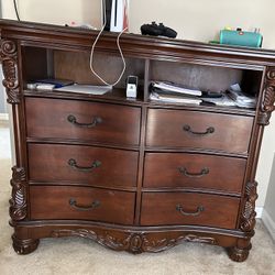 Hard wood dresser(55 in. wide)