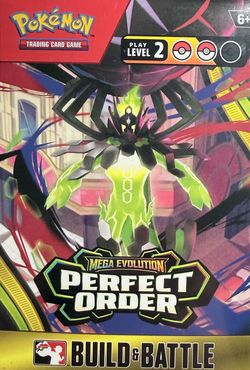Pokemon Cards: Mega Evolution Perfect Order, Build & Battle