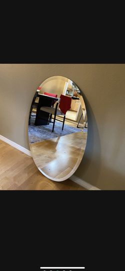 Oval Mirror 25” By 37 Inches