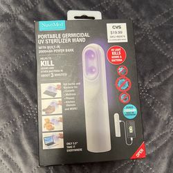 Portable Germicidal, Uv Sterilizer Wand