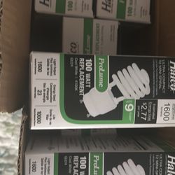 Focos De Espiral Son 9 En Total De 100 Watts Solo Efectivo