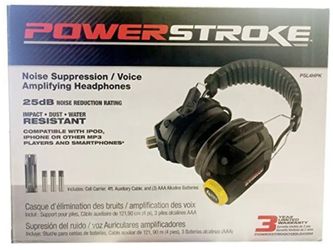 POWERSTROKE - Noise Suppression /Voice Amplifying Headphones