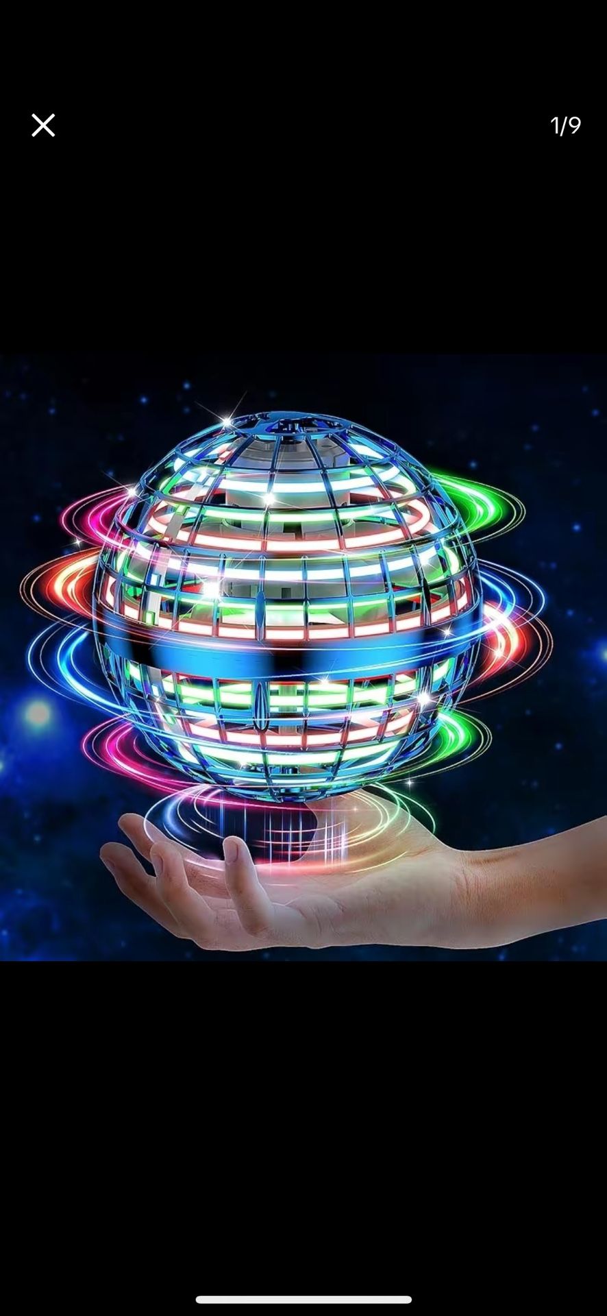 Flying Ball, Boomerang Hover, Galaxy Spin Effect