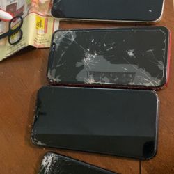 Cracked iPhones 