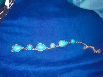 Sterling Silver created Turquoise Cab Gemstone