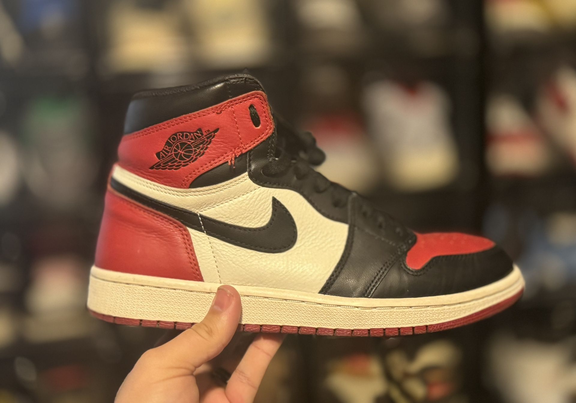 Jordan 1 “Bred Toe” Size 8.5