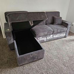 Corduroy  Pull Up Bed Couch New In Box 