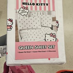 Hellokitty Queen Sheets
