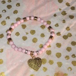 Pink Charm Bracelet 