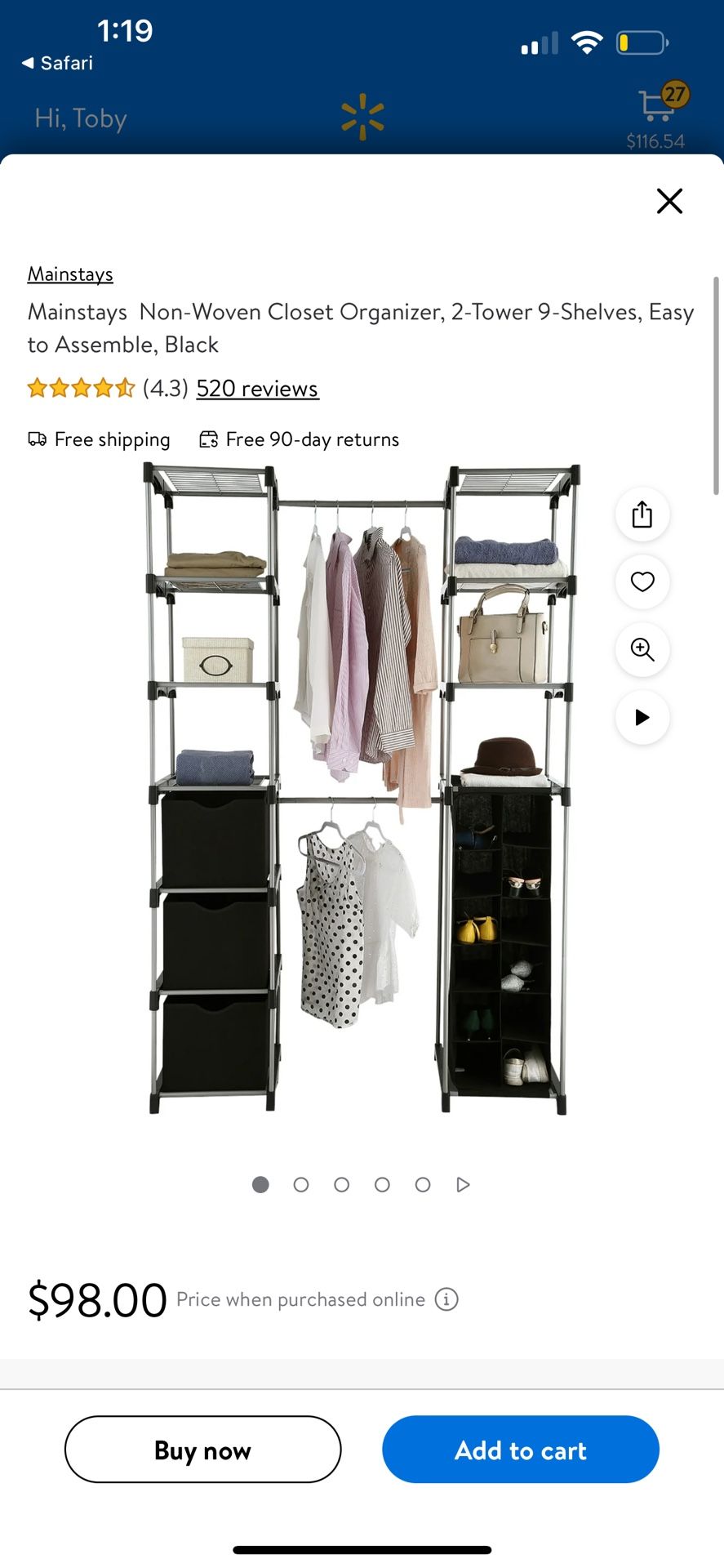 Closet Organizer